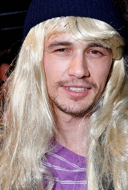 James Franco in a wig